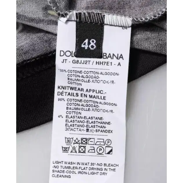 Dolce & Gabbana Black 2019 Year Of The Pig Crew Neck T-shirt - T-shirts