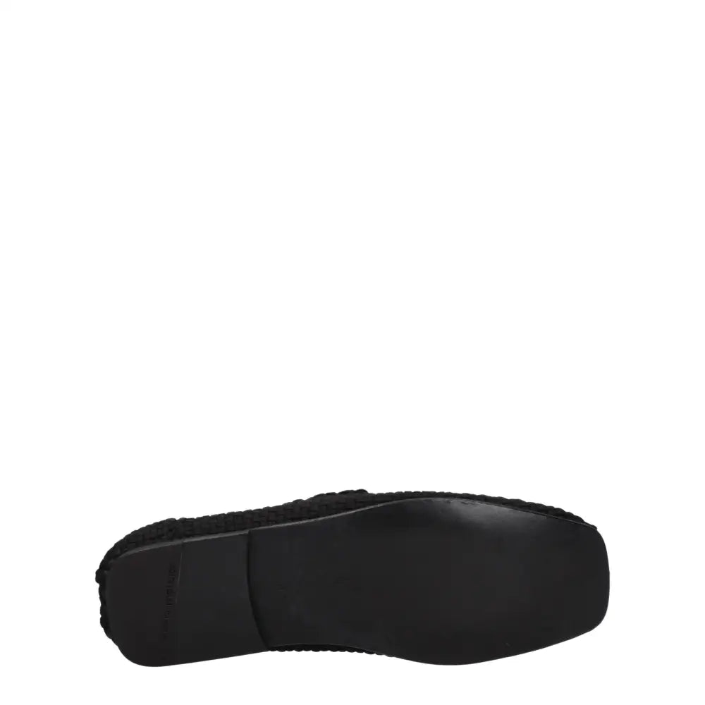 Dolce & Gabbana Black Fabric Slip-On Loafers - Loafers