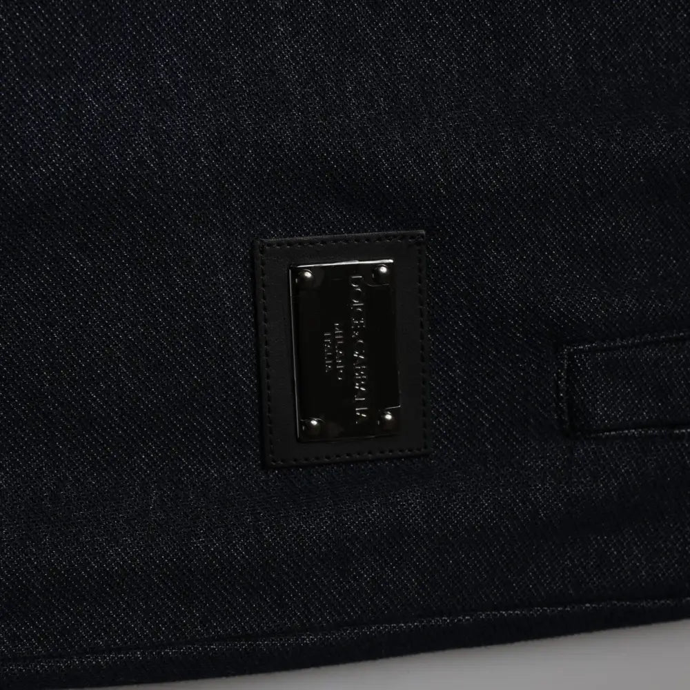 Dolce & Gabbana Black Jacquard Jogger Men Sweatpants Pants