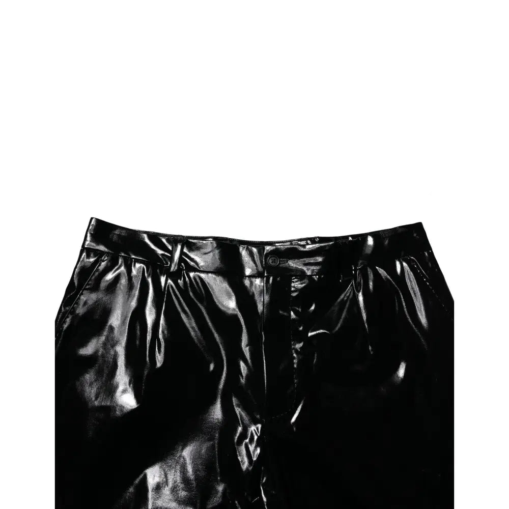 Dolce & Gabbana Black Nylon Straight Men Pants