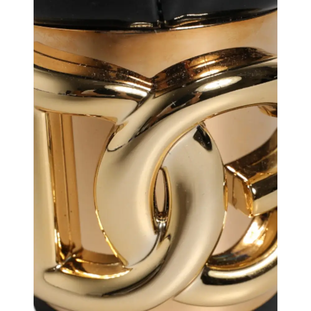 Dolce & Gabbana Black Patent Leather Vally High Boots Shoes - Støvler