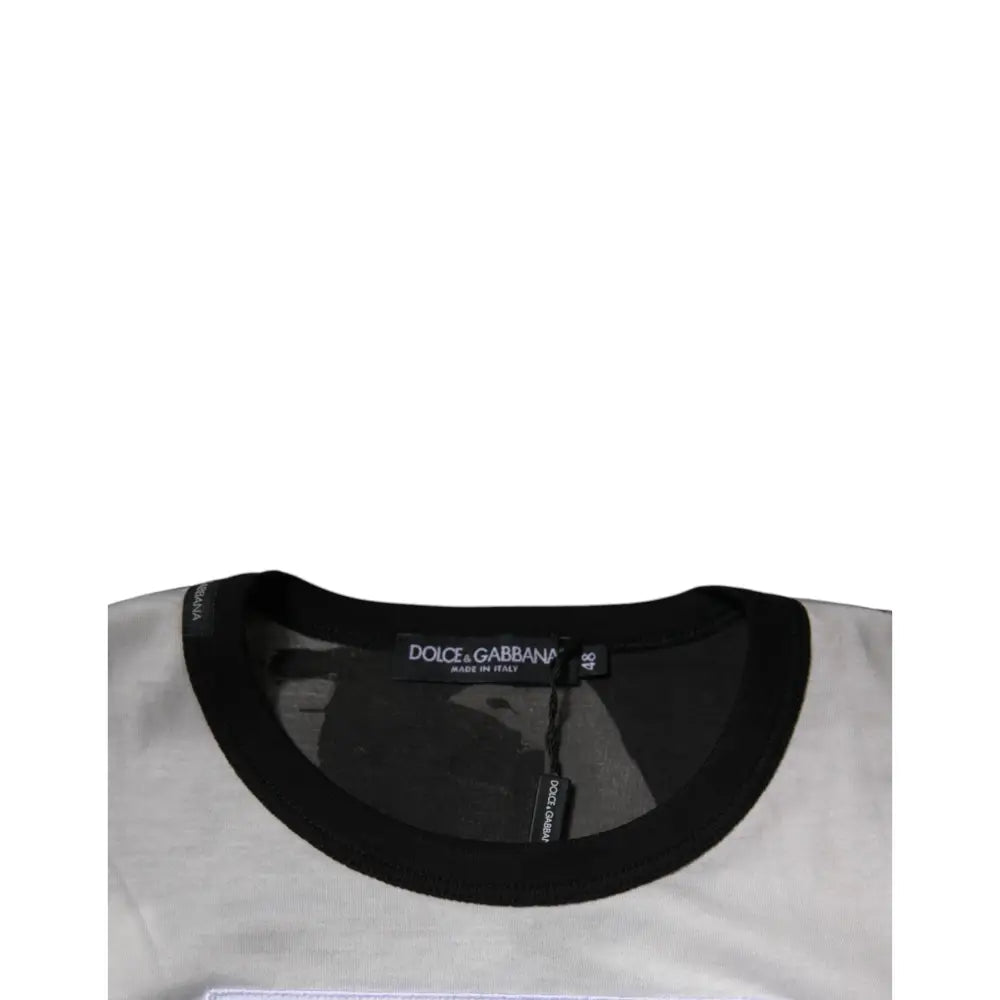 Dolce & Gabbana Multicolor Camouflage Crew Neck T-shirt