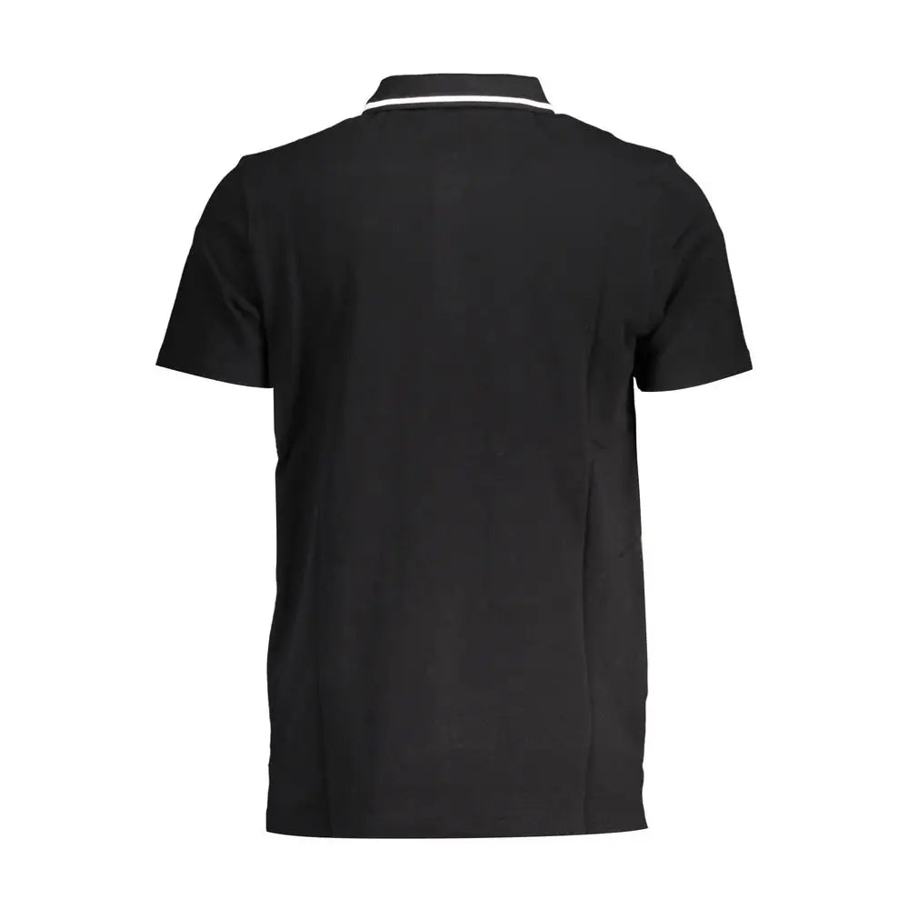 Fila Black Cotton Men Polo Shirt - Polo Shirts