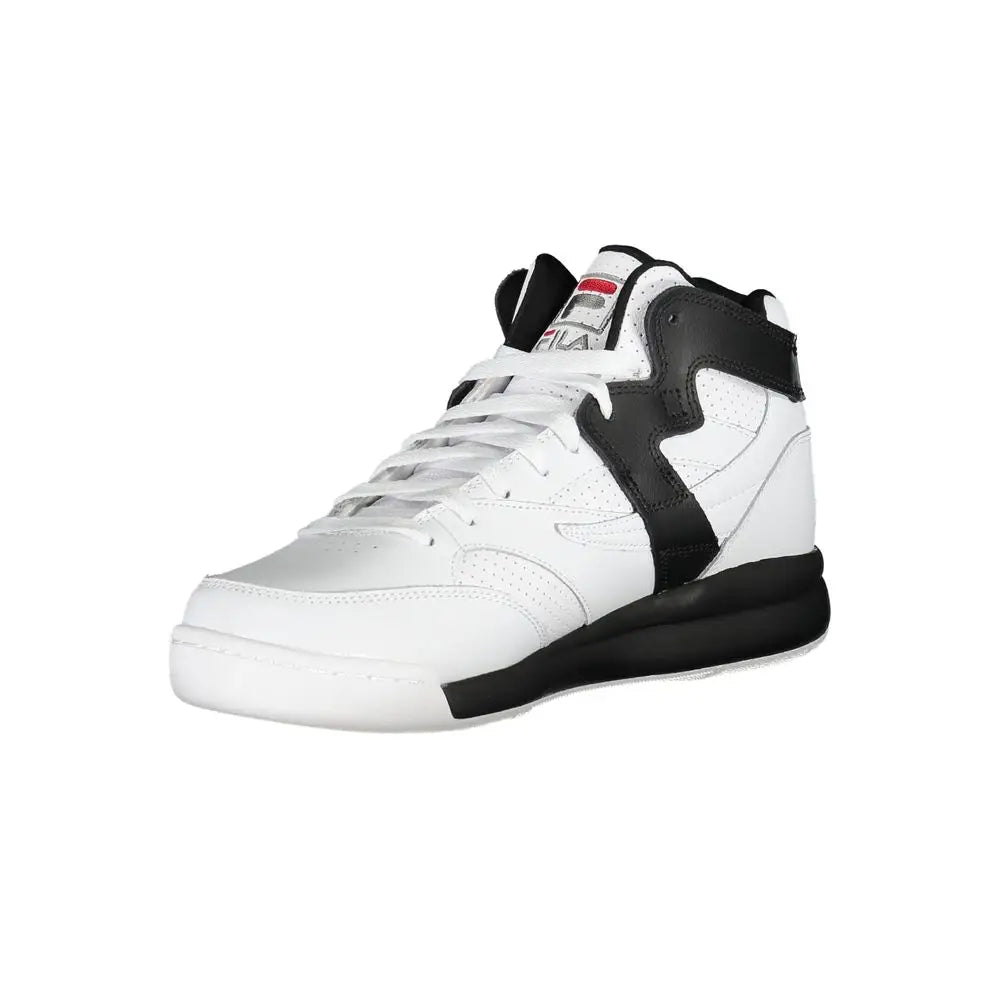 Fila High-Top Athletic Lace-Up Sneakers with Contrast Details - Sneakers