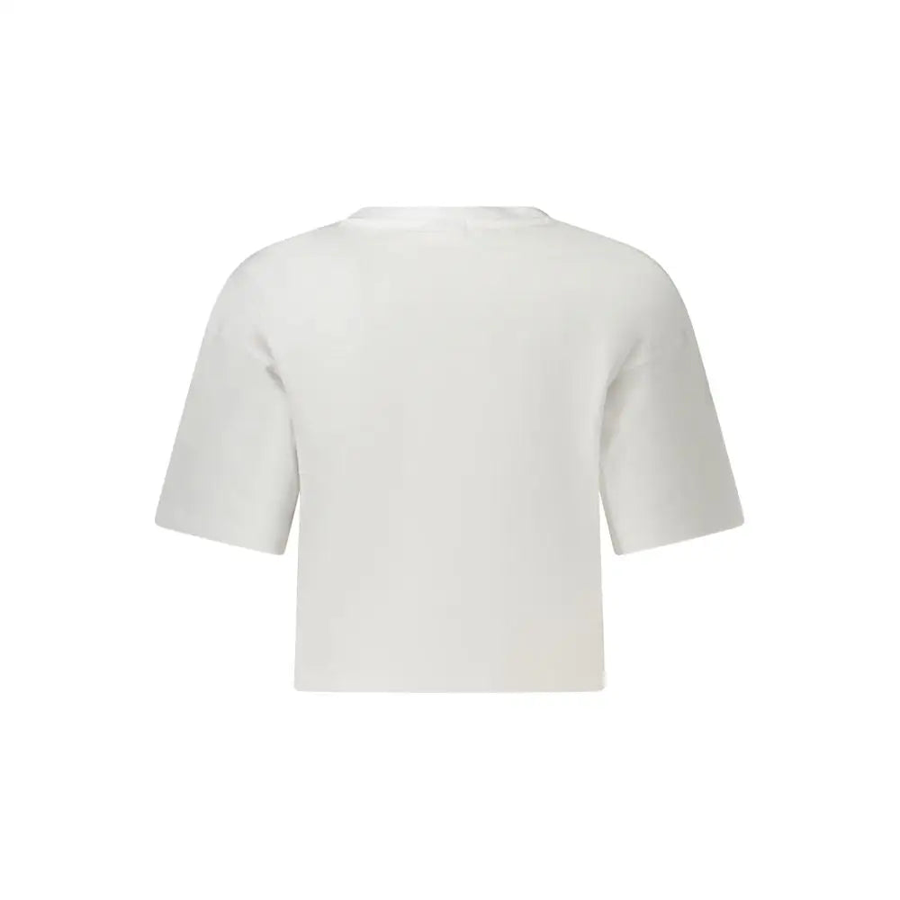 Fila White Cotton Tops & T-Shirt - T-shirts