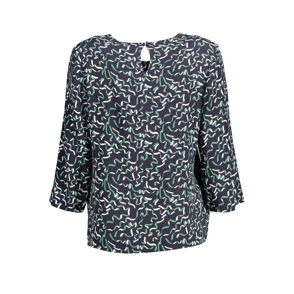 Gant Blue Viscose Sweater - Sweaters