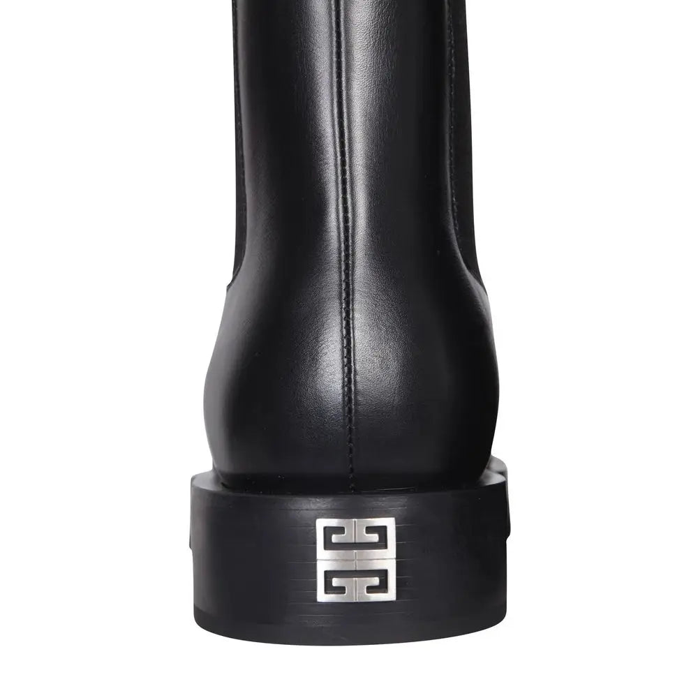 Givenchy Black Calfskin Chelsea Boots - 42 - Ankelstøvler
