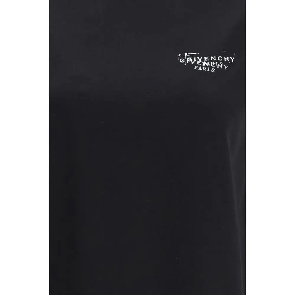 Givenchy sort trøje i sort bomuld med Paris-logo