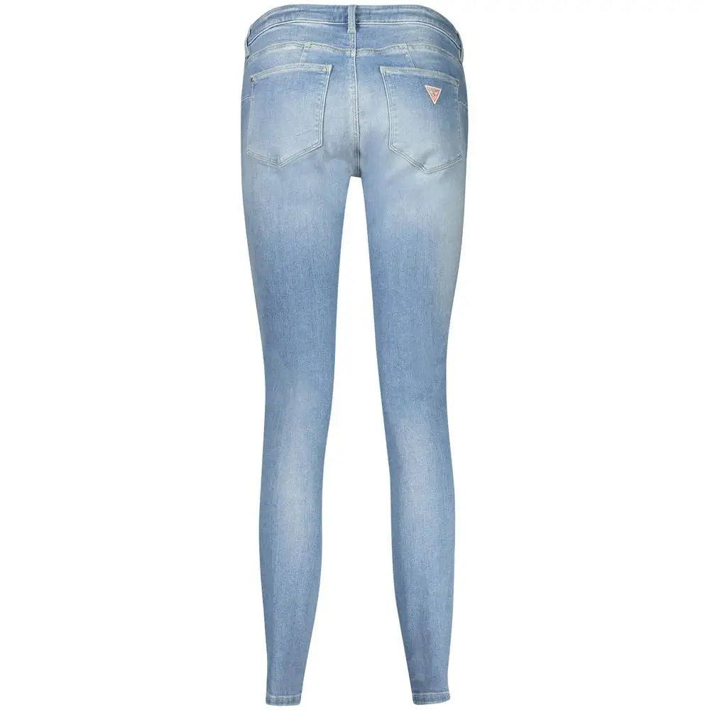 Guess Jeans Light Blue Cotton Jeans & Pant - Jeans