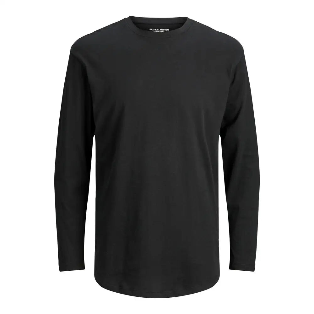 Jack Jones Black Cotton Long Sleeve