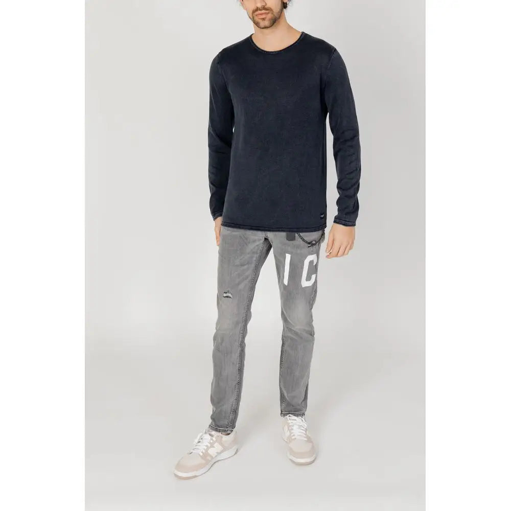 Jack Jones Blue Cotton Sportswear