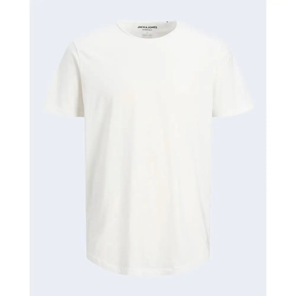Jack Jones Cream Organic Cotton T-Shirt
