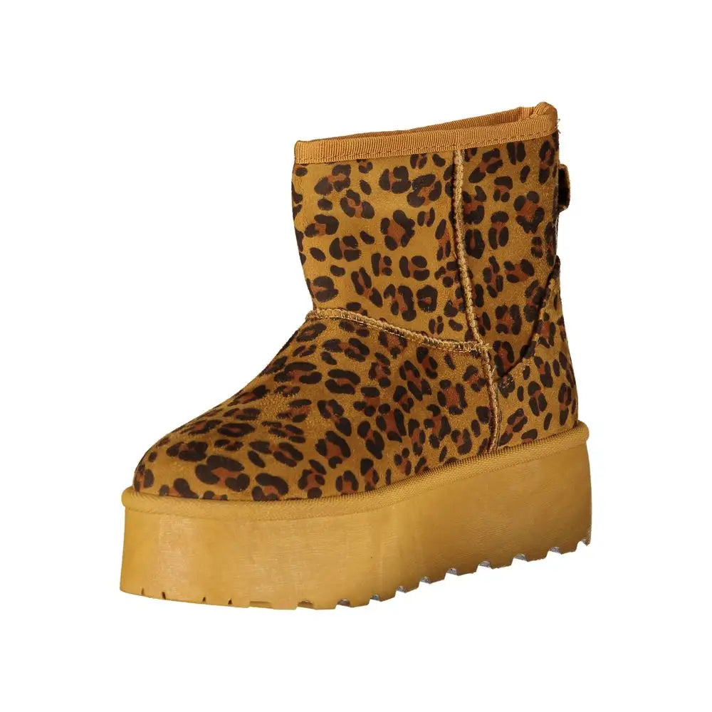 Laura Biagiotti Brown Polyester Ankle - Ankelstøvler