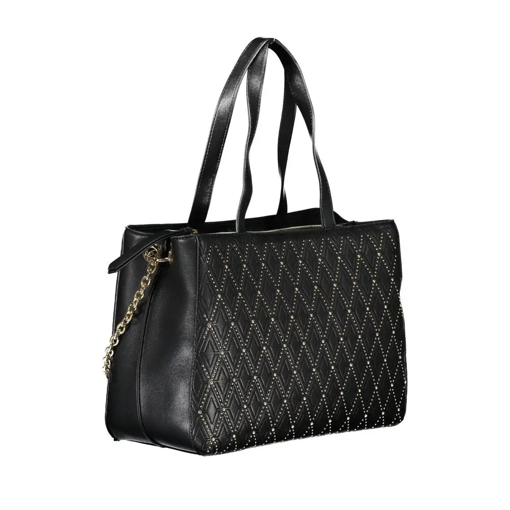 Mario Valentino Black Polyethylene Handbag - Håndtasker