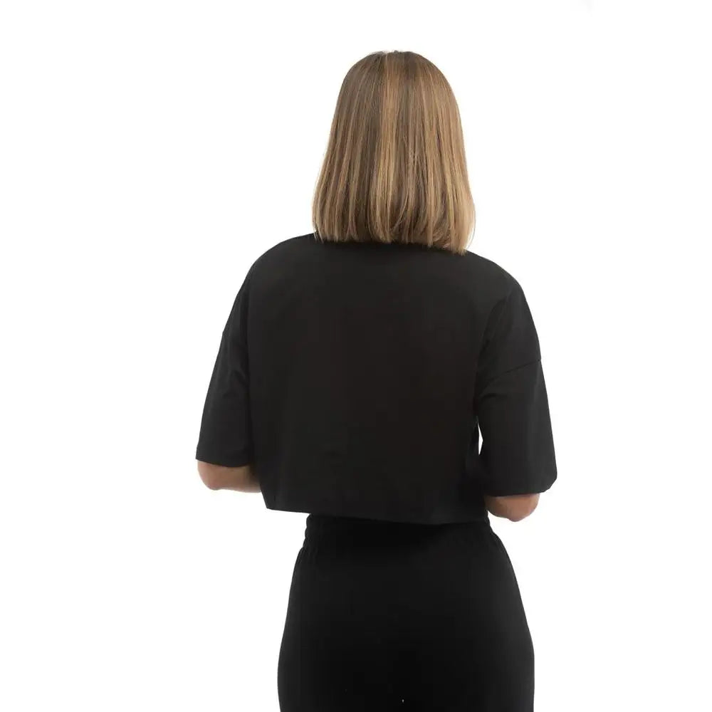 Moschino sort bomuldst-shirt, outlet mærkevarer, spar 30-70%