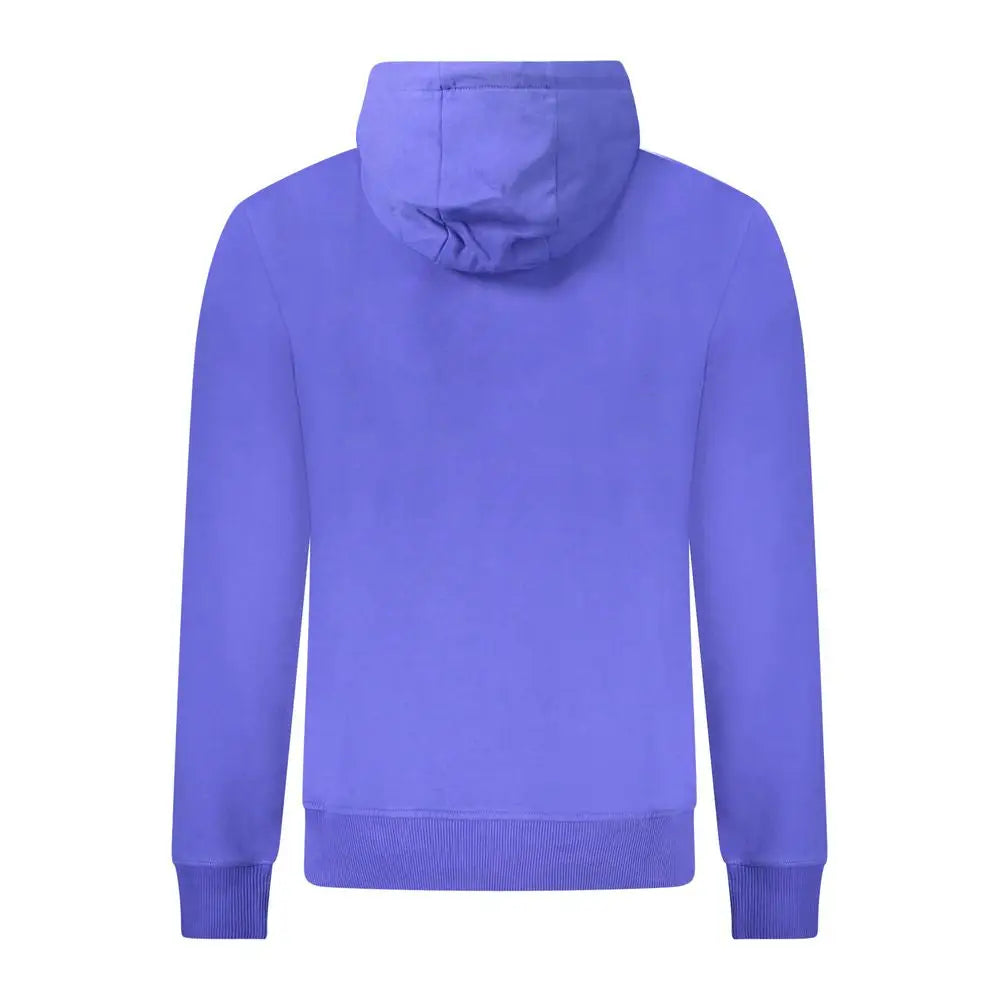Lilla Napapijri-hoodie i blå farve, 100% originale brands