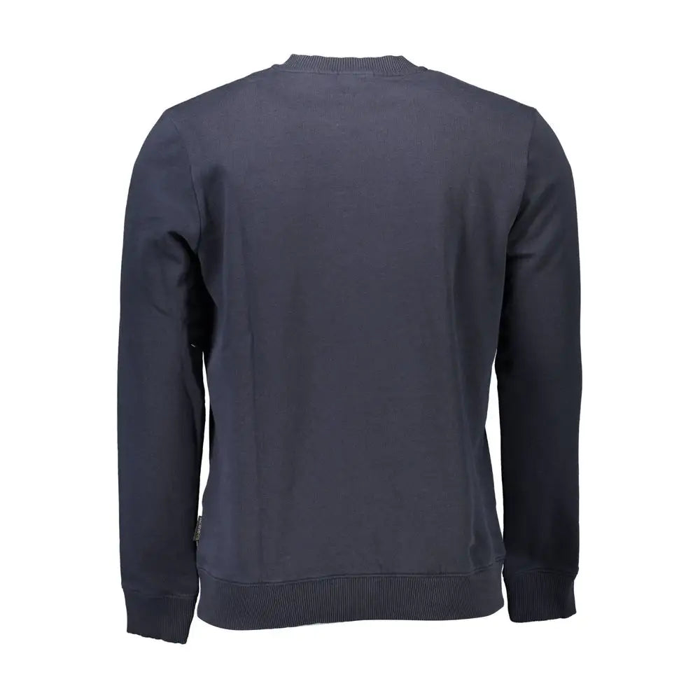 Napapijri Blue Organic Cotton Men Sweater