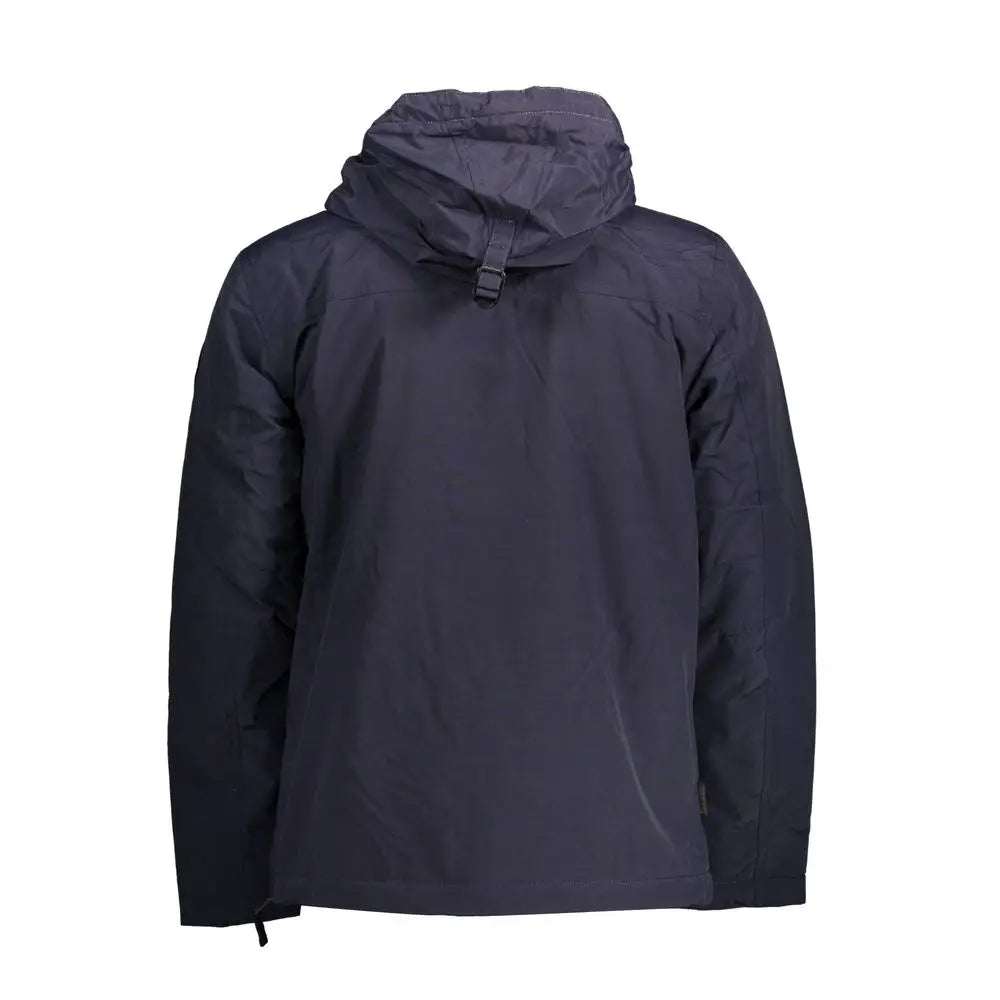 Napapijri Blue Polyamide Jackets & Coat