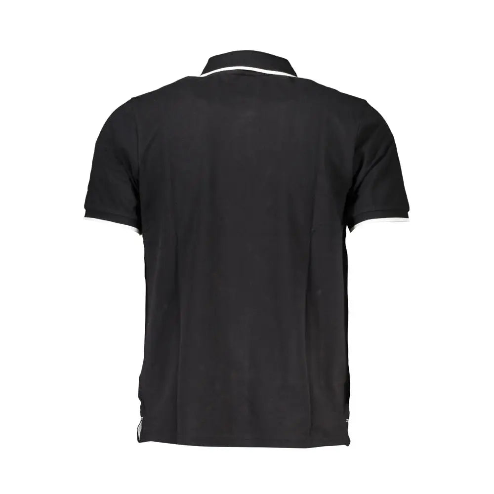 North Sails Black Cotton Polo Shirt - Polo Shirts