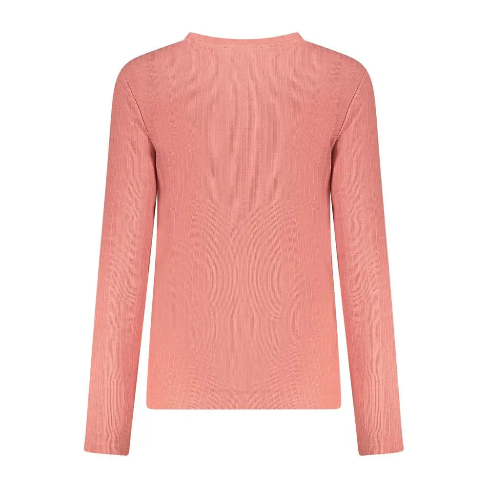 Høj kvalitet North Sails Rosa polyester kvinders sweater i blød pink rib