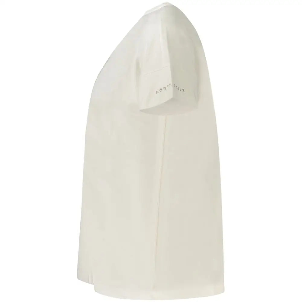North Sails White Cotton Tops & T-Shirt - T-shirts