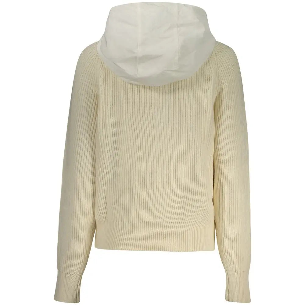 North Sails White Polyester Women Cardigan - Sweaters
