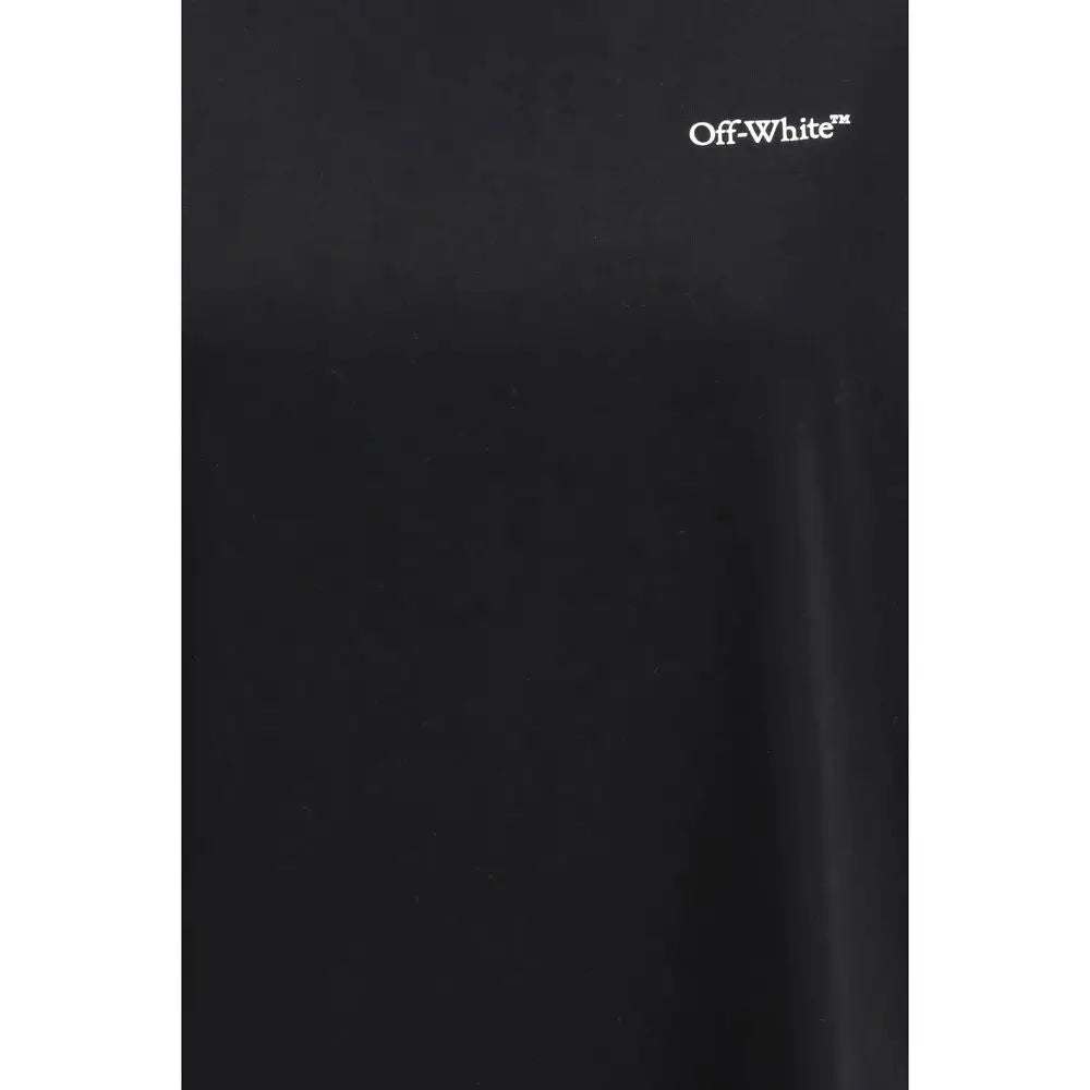 Sort off-white sortsværk i sort bomuld med mat finish