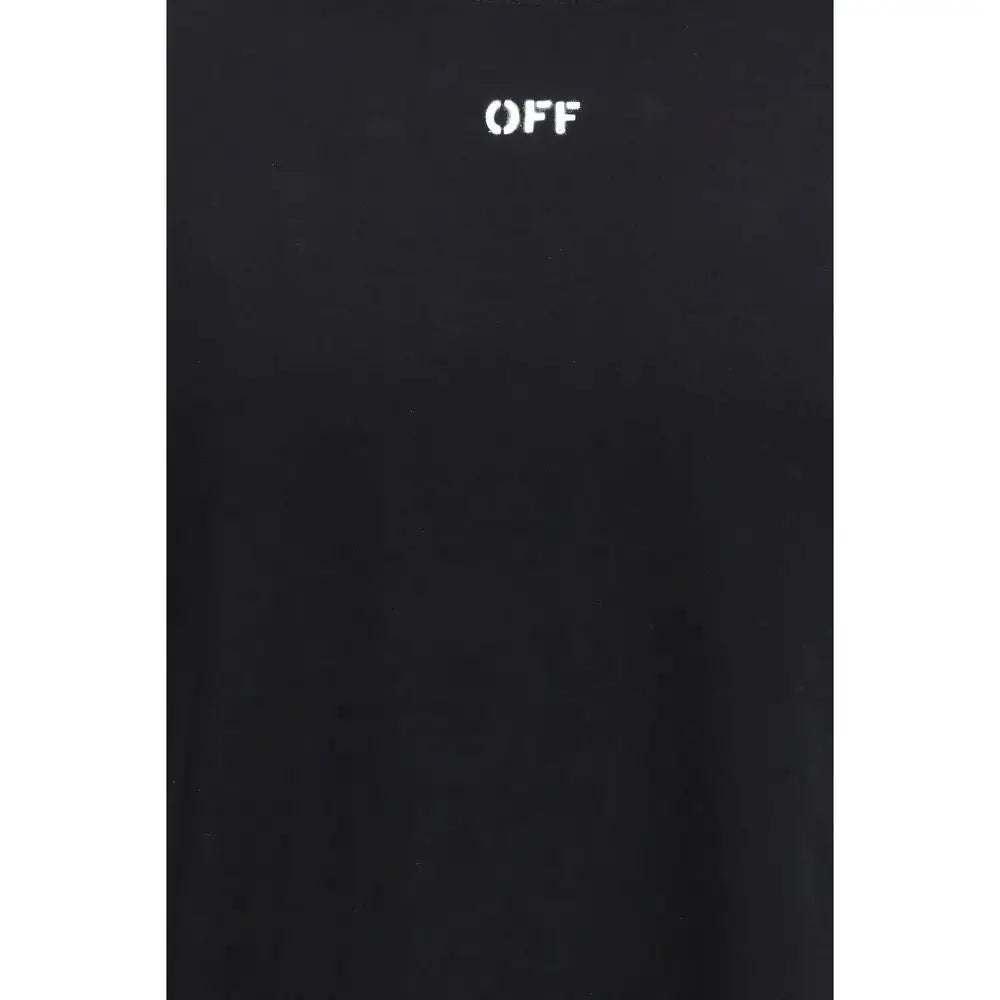 Eksklusivt sort bomulds sportstøj med sort rektangulært off-knap