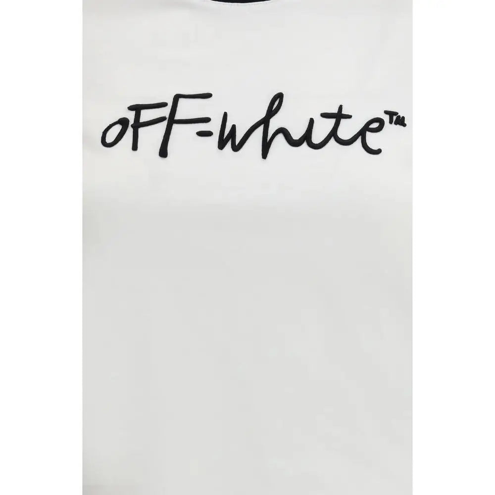 Off-White White Cotton Sportswear - T-shirts