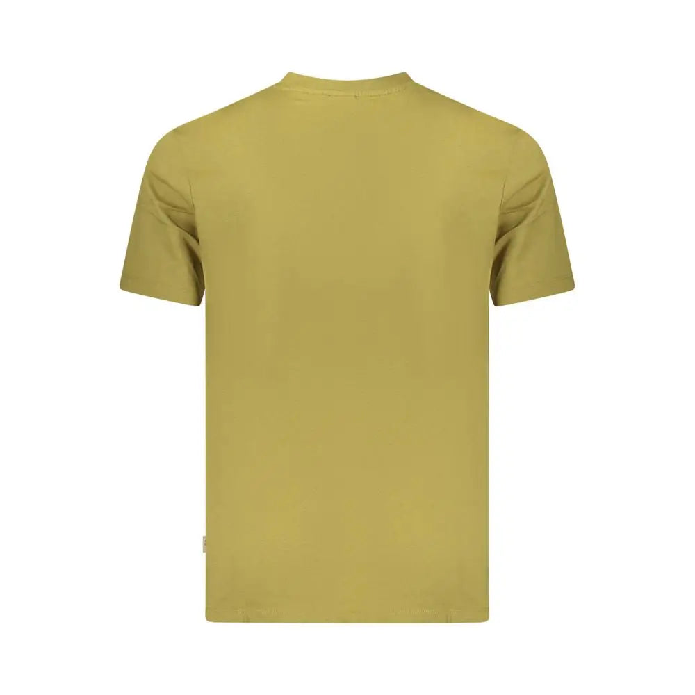 Pepe jeans green cotton t-shirt, olive grøn kortærmet med crew neck