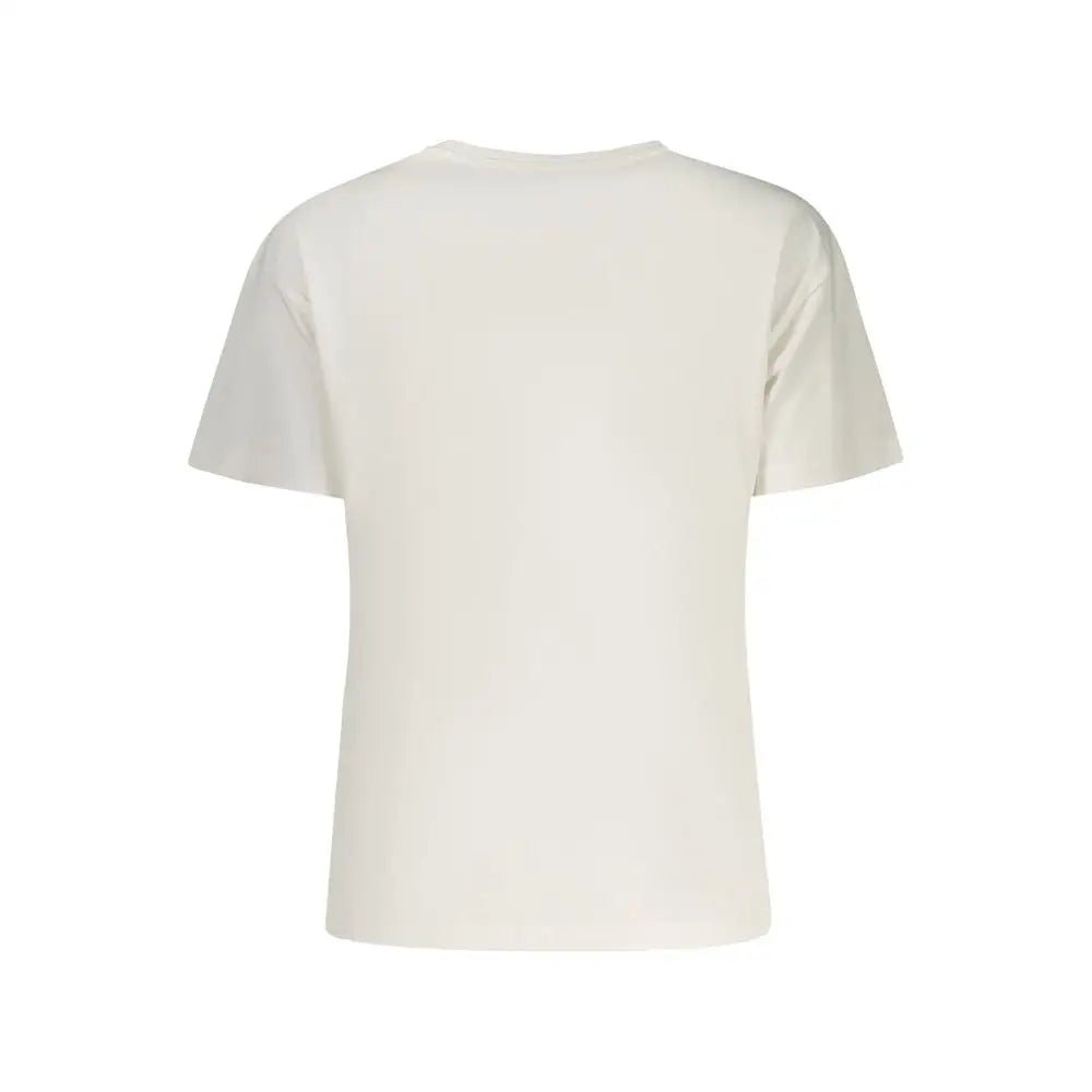 Pepe Jeans White Cotton Women T-Shirt - T-shirts