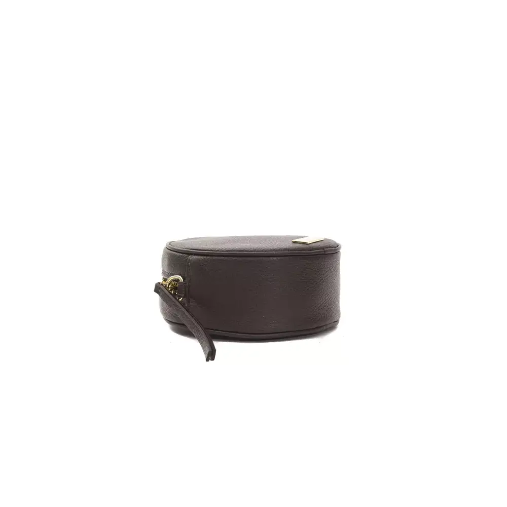 Pompei Donatella Brown Leather Women Crossbody - Crossbody tasker