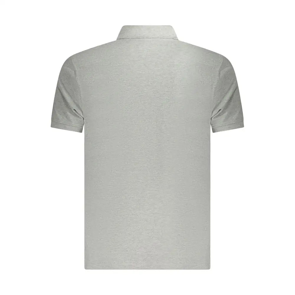 Timberland grå bomuldspolo shirt, 100% originale brands, outlet mærkevarer