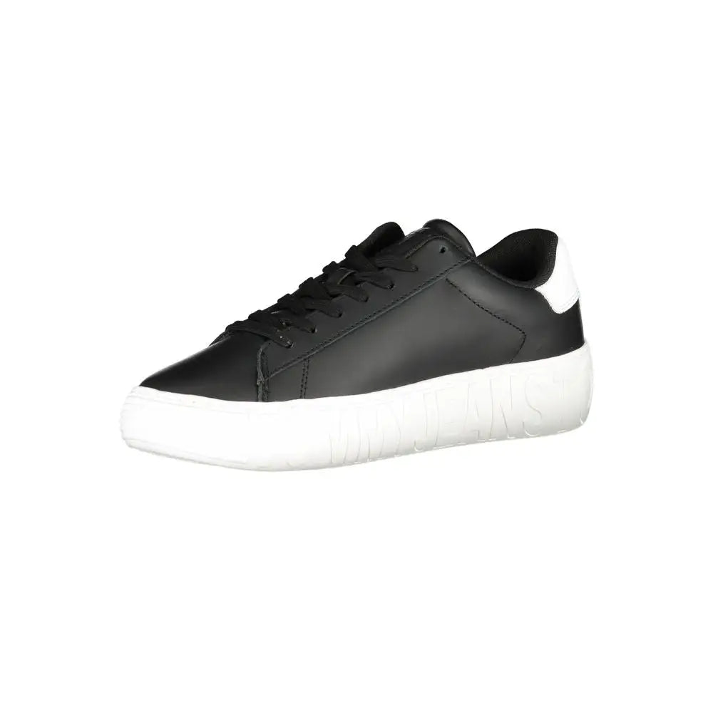 Tommy Hilfiger Black Polyethylene Men Sneakers - Sneakers