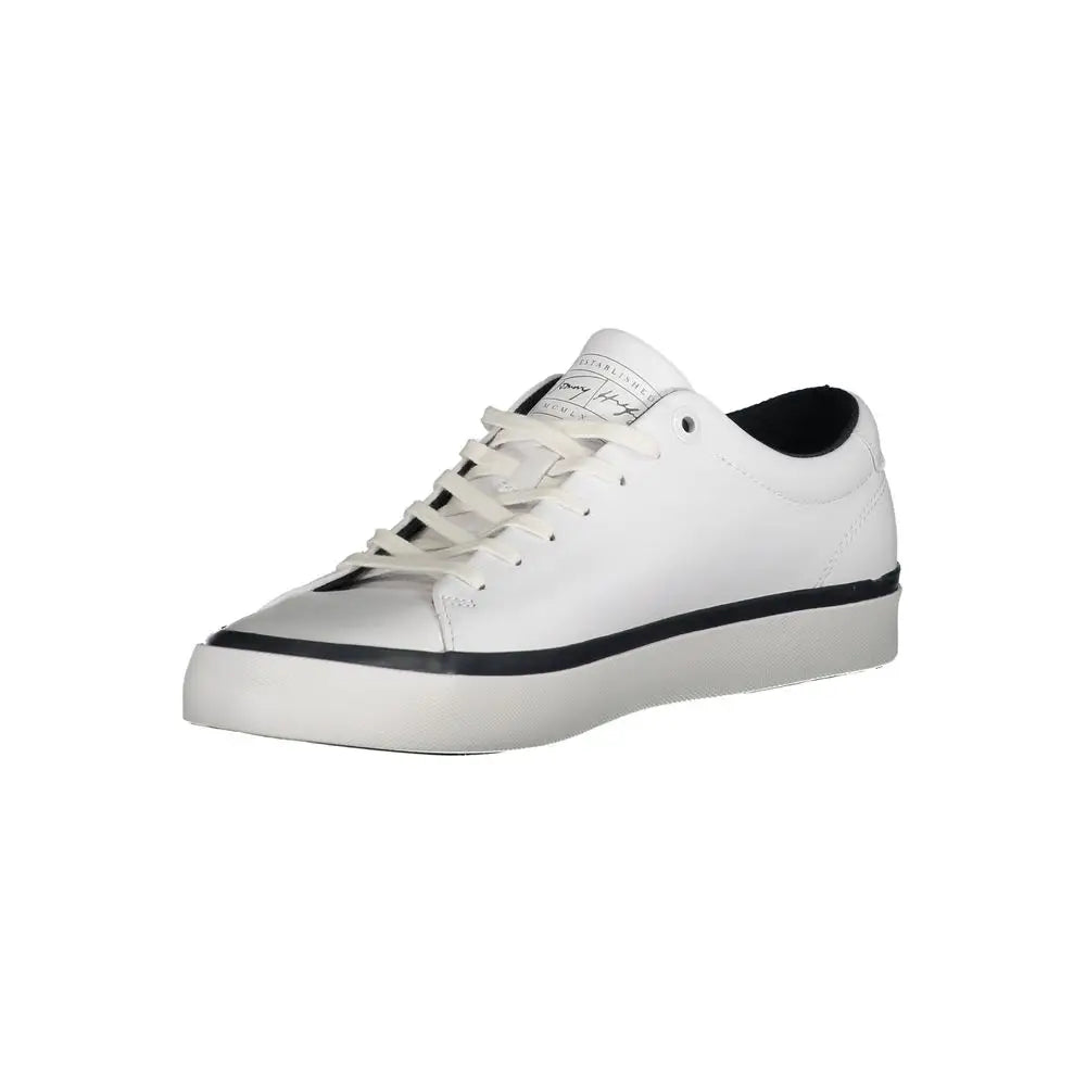 Tommy Hilfiger Elevate Your Game with Stylish White Sneakers - Sneakers