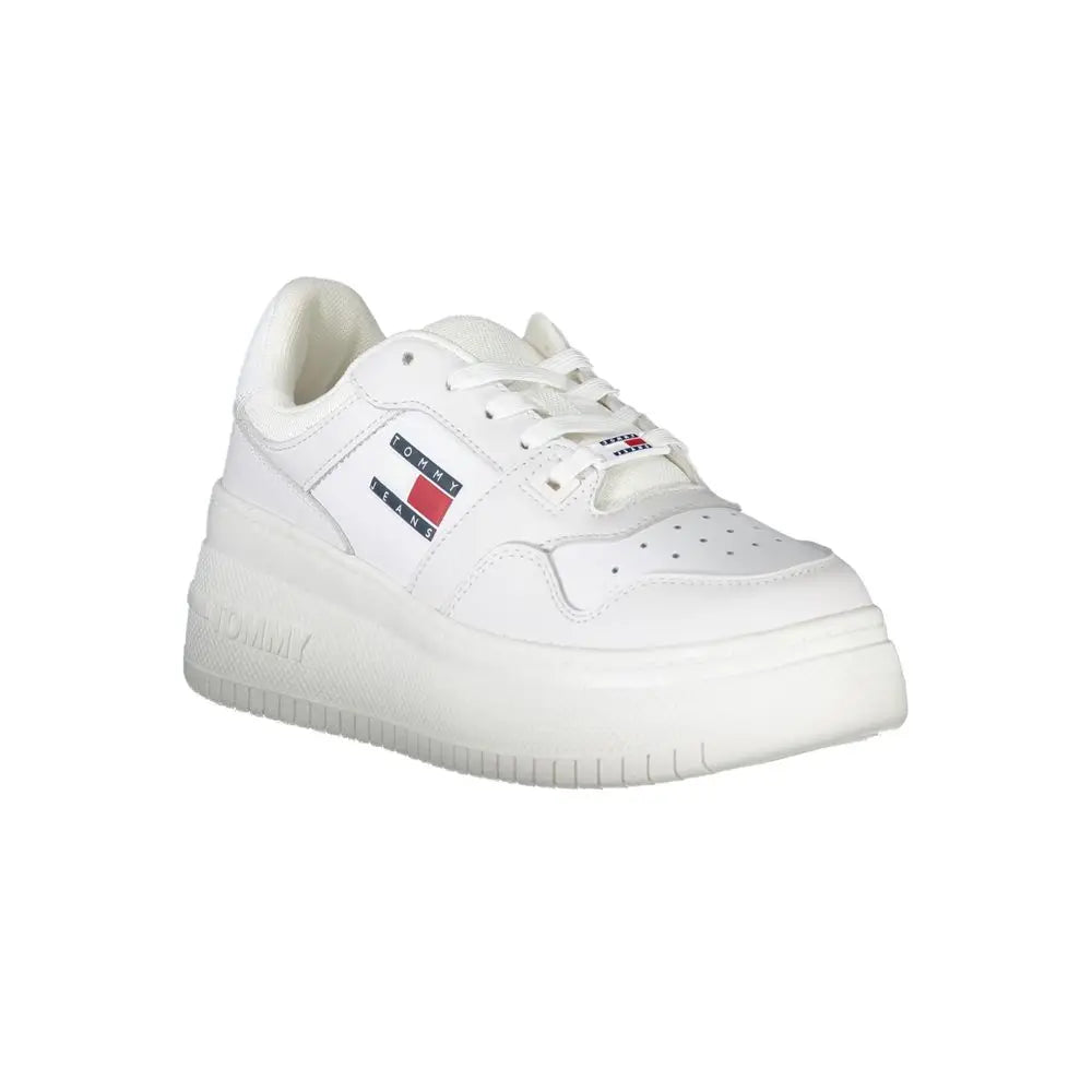 Tommy Hilfiger White Polyester Sneakers - Sneakers