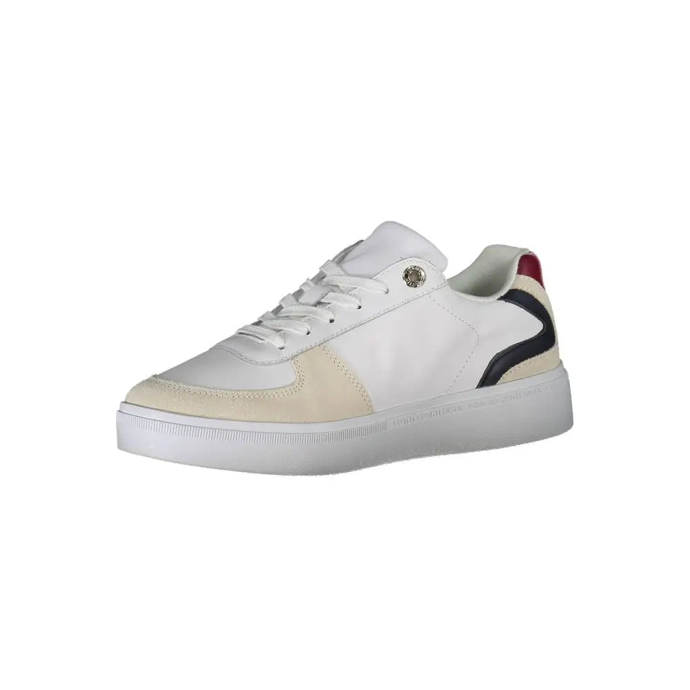 Tommy Hilfiger White Polyester Sneakers - Sneakers