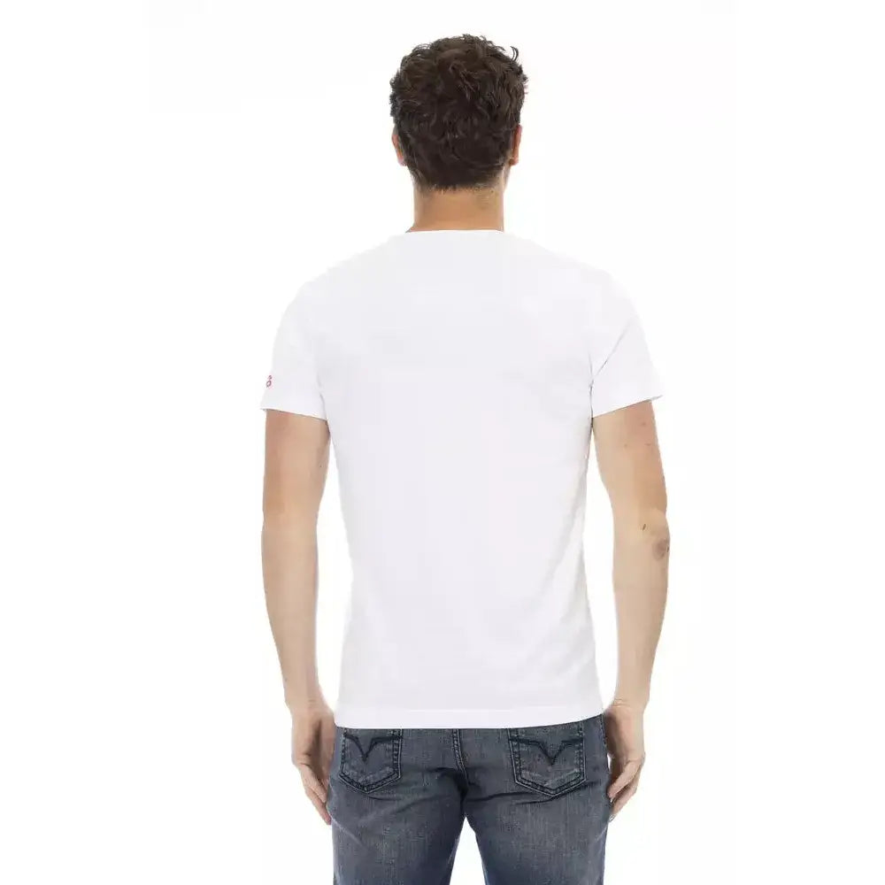 Trussardi Action White Cotton Men's T-Shirt