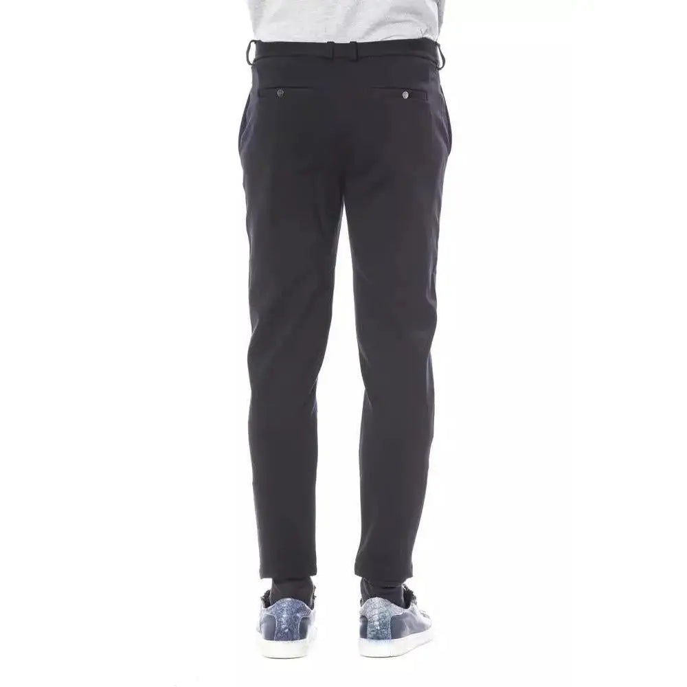 Verri Blue Viscose Men Pants