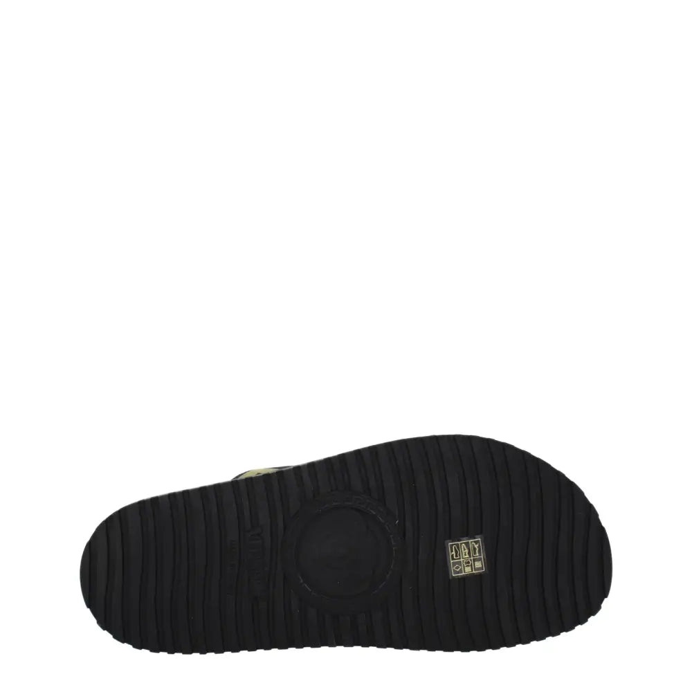 Versace Black Fabric Slippers Sandals