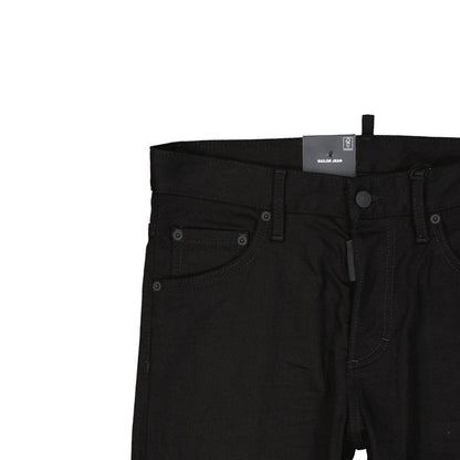 Dsquared² Black Cotton Jeans Denim