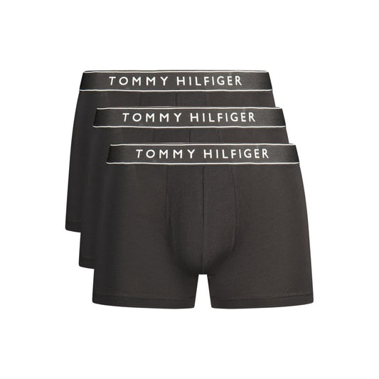 Tommy Hilfiger Black Cotton Men's Boxer Short