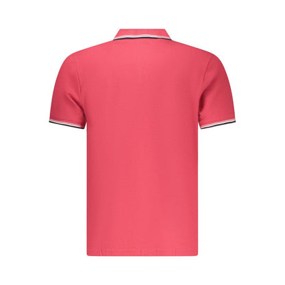 North Sails Red Cotton Men Polo