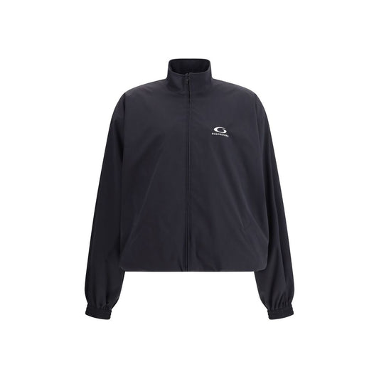 Balenciaga Black Polyester Shell Jacket