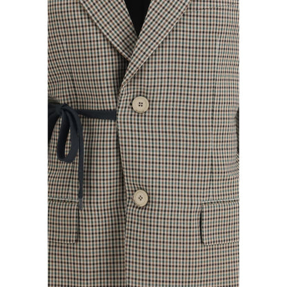 Balenciaga Multicolor Lyocell Coat