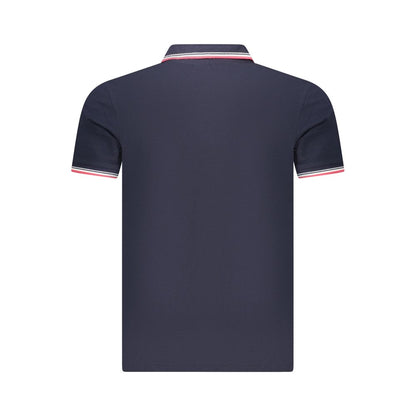 North Sails Blue Cotton Men Polo Shirt