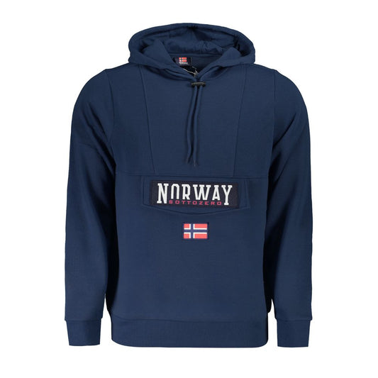 Norway 1963 Blue Cotton Men Sweatshirt