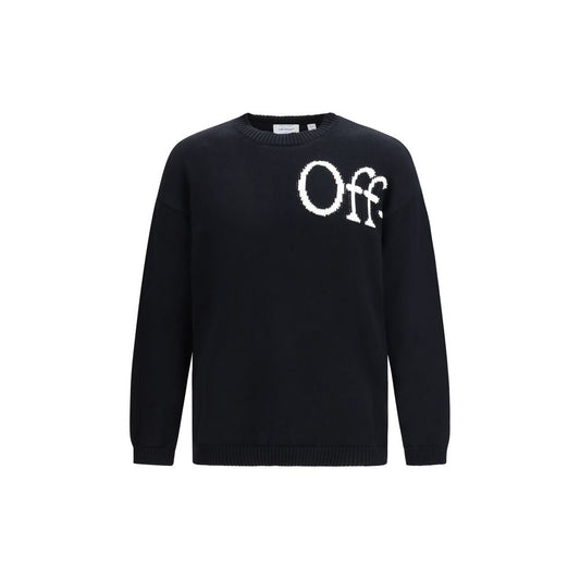 Off-White Black Cotton Sweatshirt