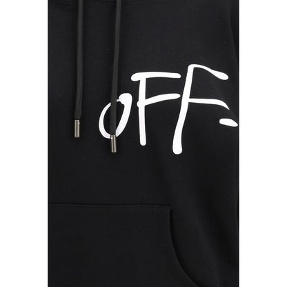 Off-White Black Cotton Sweatshirt