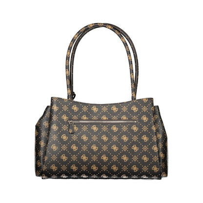 Guess Jeans Marrone Poliuretano Women Handbag
